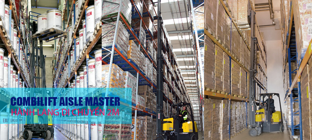 Xe nâng hàng Combilift Aisle Master